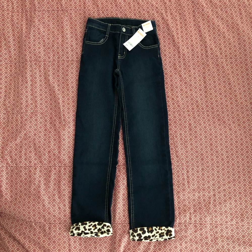Gymboree girl adjustable waist jeans, size 8